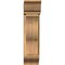 Ekena Millwork Funston Traditional Rough Sawn Bracket w/ Offset Brace, Western Red Cedar, 8"W x 20"D x 32"H BKT0806X20X32FST01RWR - alternate 2